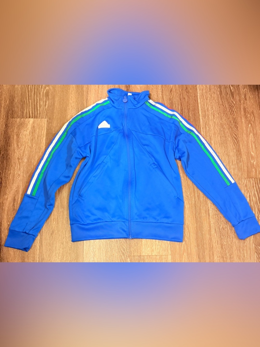 Adidas Kids Blue Tiro Nations Pack Track Jacket adidas Size 14 Youth